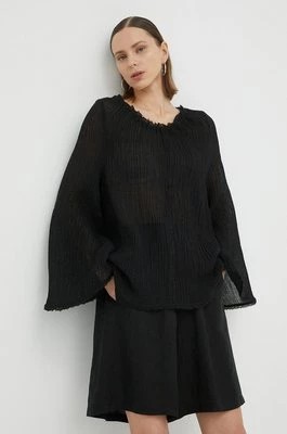 Zdjęcie produktu By Malene Birger bluzka damska kolor czarny gładka