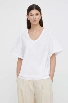 Zdjęcie produktu By Malene Birger bluzka kolor biały gładka