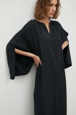 Zdjęcie produktu By Malene Birger sukienka kolor czarny maxi oversize