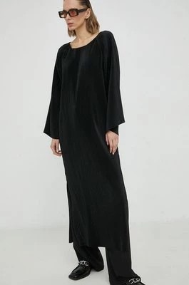 Zdjęcie produktu By Malene Birger sukienka Viella kolor czarny maxi oversize