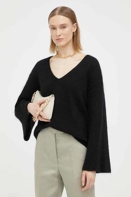 Zdjęcie produktu By Malene Birger sweter wełniany damski kolor czarny
