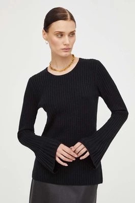 Zdjęcie produktu By Malene Birger sweter wełniany damski kolor czarny