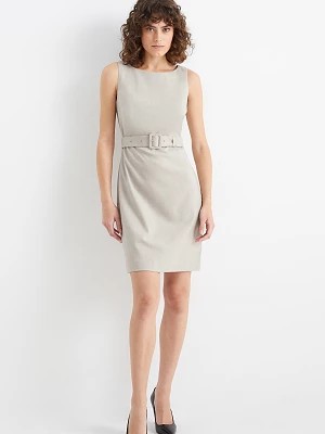 Zdjęcie produktu C&A Biznesowa sukienka ołówkowa z paskiem-Mix & Match, Beżowy, Rozmiar: 42