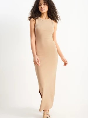 Zdjęcie produktu C&A CLOCKHOUSE-podkreślająca figurę sukienka, Beżowy, Rozmiar: XS