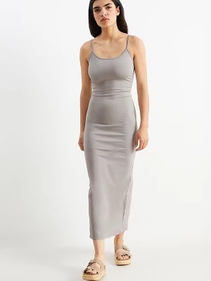 Zdjęcie produktu C&A CLOCKHOUSE-podkreślająca figurę sukienka, Szary, Rozmiar: XS