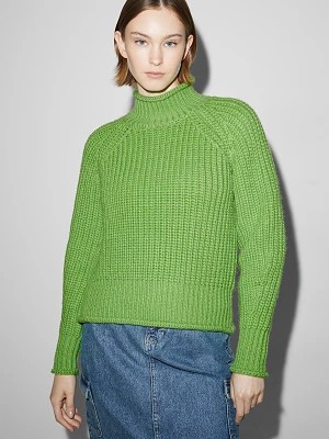 Zdjęcie produktu C&A CLOCKHOUSE-sweter ze stójką, Zielony, Rozmiar: XS