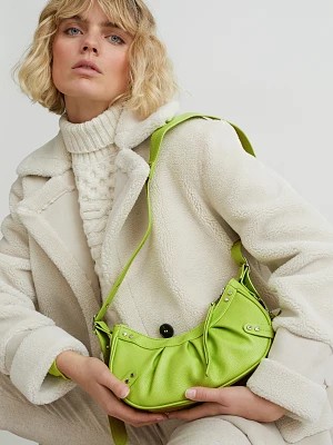 Zdjęcie produktu C&A Komplet-mała torebka na ramię i portmonetka-imitacja skóry, Zielony, Rozmiar: 1 rozmiar