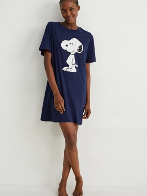 Zdjęcie produktu C&A Koszula nocna-Snoopy, Niebieski, Rozmiar: S