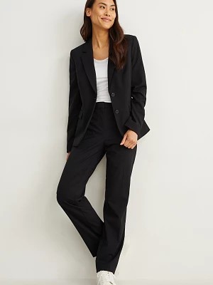 Zdjęcie produktu C&A Spodnie biznesowe-średni stan-straight fit-Mix & Match, Czarny, Rozmiar: 44