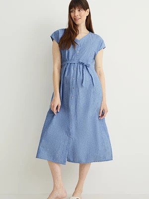 Zdjęcie produktu C&A Sukienka bluzkowa do karmienia, Niebieski, Rozmiar: 40
