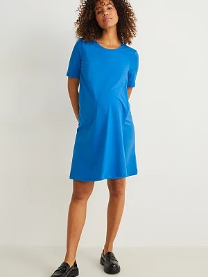 Zdjęcie produktu C&A Sukienka ciążowa w stylu koszulki, Niebieski, Rozmiar: XS