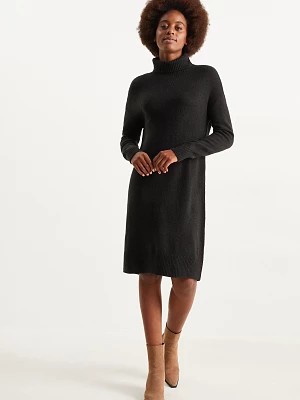 Zdjęcie produktu C&A Sukienka dzianinowa z linii basic, Czarny, Rozmiar: XL