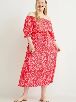 Zdjęcie produktu C&A Sukienka fit & flare, Czerwony, Rozmiar: 50