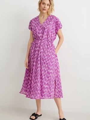 Zdjęcie produktu C&A Sukienka, Purpurowy, Rozmiar: 34