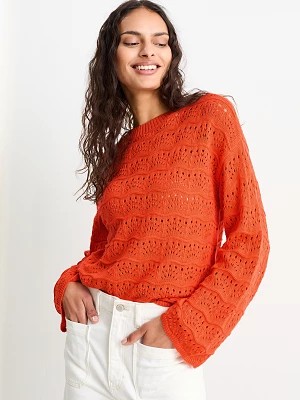Zdjęcie produktu C&A Sweter, Pomarańczowy, Rozmiar: S