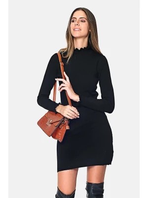 Zdjęcie produktu C& Jo Sukienka dzianinowa w kolorze czarnym rozmiar: 36