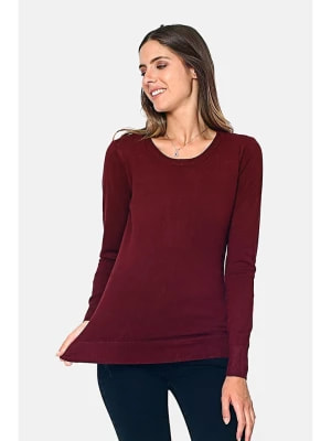 Zdjęcie produktu C& Jo Sweter w kolorze bordowym rozmiar: 42