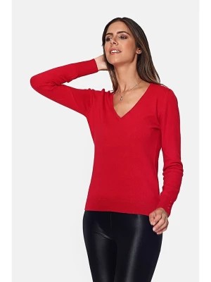 Zdjęcie produktu C& Jo Sweter w kolorze czerwonym rozmiar: 38