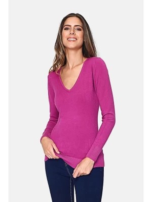 Zdjęcie produktu C& Jo Sweter w kolorze fioletowym rozmiar: 42