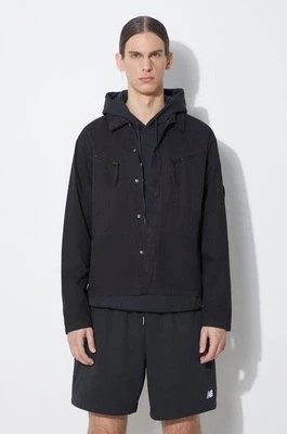 Zdjęcie produktu C.P. Company kurtka bawełniana Gabardine Buttoned kolor czarny przejściowa 16CMSH120A002824G