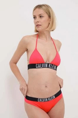 Zdjęcie produktu Calvin Klein biustonosz kąpielowy kolor różowy miękka miseczka KW0KW02666