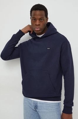 Zdjęcie produktu Calvin Klein bluza bawełniana męska kolor granatowy z kapturem