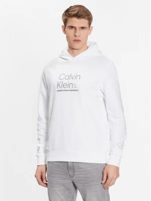 Zdjęcie produktu Calvin Klein Bluza Contrast Line Logo K10K111569 Biały Regular Fit
