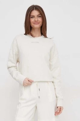 Zdjęcie produktu Calvin Klein bluza damska kolor beżowy z aplikacją