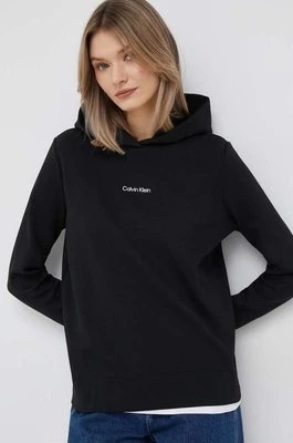 Zdjęcie produktu Calvin Klein bluza damska kolor czarny gładka