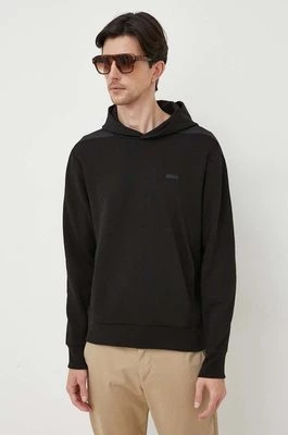 Zdjęcie produktu Calvin Klein bluza męska kolor czarny z kapturem z aplikacją
