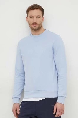 Zdjęcie produktu Calvin Klein bluza męska kolor niebieski gładka