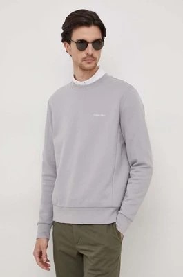 Zdjęcie produktu Calvin Klein bluza męska kolor szary gładka