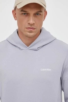 Zdjęcie produktu Calvin Klein bluza męska kolor szary z kapturem gładka