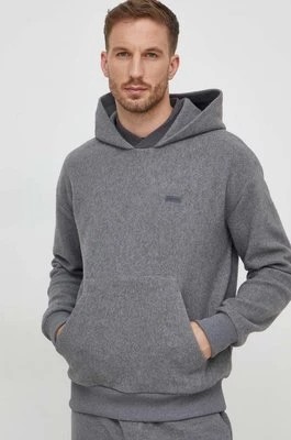 Zdjęcie produktu Calvin Klein bluza męska kolor szary z kapturem melanżowa