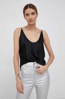 Zdjęcie produktu Calvin Klein Bluzka damska kolor czarny gładka