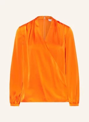 Zdjęcie produktu Calvin Klein Bluzka W Stylu Kopertowym Z Satyny orange