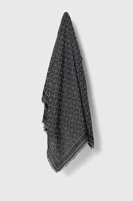 Zdjęcie produktu Calvin Klein chusta damska kolor czarny wzorzysta