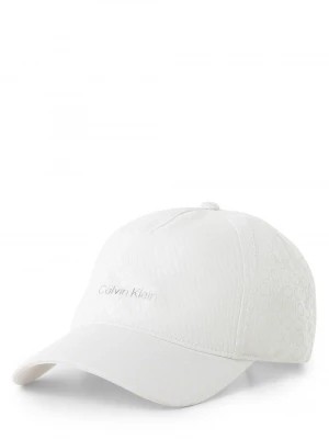 Zdjęcie produktu Calvin Klein Damska czapka z daszkiem Kobiety Bawełna biały wzorzysty,