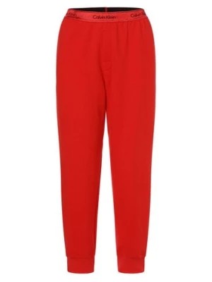 Zdjęcie produktu Calvin Klein Damskie spodnie od piżamy Kobiety czerwony jednolity,
