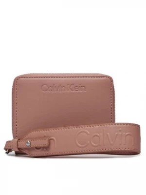 Zdjęcie produktu Calvin Klein Duży Portfel Damski Gracie Wallet W/Strap Md K60K611387 Różowy