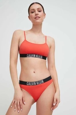 Zdjęcie produktu Calvin Klein figi kąpielowe kolor pomarańczowy