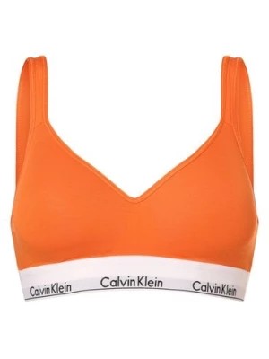 Zdjęcie produktu Calvin Klein Gorset damski - usztywniany Kobiety Bawełna pomarańczowy jednolity,