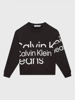 Zdjęcie produktu Calvin Klein Jeans Bluza Blown Up Logo IB0IB01629 Czarny Regular Fit