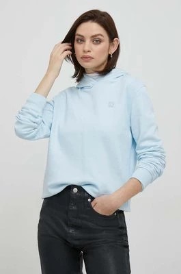 Zdjęcie produktu Calvin Klein Jeans bluza damska kolor niebieski z kapturem