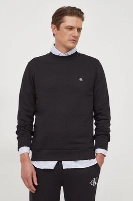 Zdjęcie produktu Calvin Klein Jeans bluza męska kolor czarny gładka