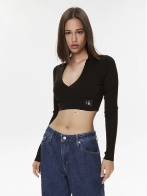 Zdjęcie produktu Calvin Klein Jeans Bluzka J20J221969 Czarny Slim Fit