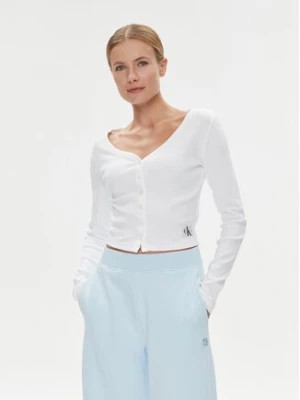 Zdjęcie produktu Calvin Klein Jeans Bluzka J20J222570 Biały Regular Fit