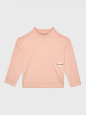 Zdjęcie produktu Calvin Klein Jeans Bluzka Monogram Off Placed IG0IG01791 Różowy Relaxed Fit