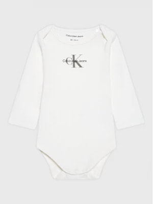 Zdjęcie produktu Calvin Klein Jeans Body dziecięce Monogram IN0IN00033 Biały Regular Fit