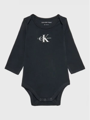 Zdjęcie produktu Calvin Klein Jeans Body dziecięce Monogram IN0IN00033 Czarny Regular Fit